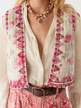 Carica l'immagine nel visualizzatore di Gallery, GILET RAMONA - CANDY ROSES
