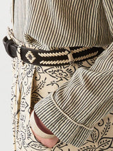 Carica l'immagine nel visualizzatore di Gallery, CINTURA NAVAJO - ROMBO ONYX