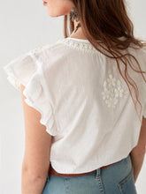 Carica l'immagine nel visualizzatore di Gallery, CAMICIA ASHANTI - CHIKAN BIANCO