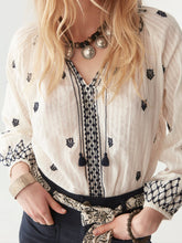 Carica l&#39;immagine nel visualizzatore di Gallery, Blusa Sybille - Blue Lagoon
