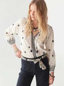 Blusa Sybille - Blue Lagoon