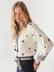 Blusa Sybille - Blue Lagoon