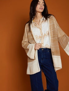 CARDIGAN BICOLORE