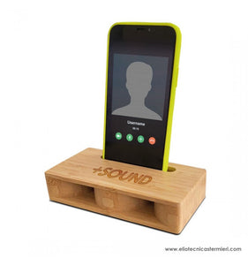 +SOUND AMPLIFICATORE SMARTPHONE IN LEGNO