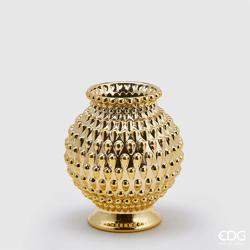 VASO CHAKRA BORCHIE ORO H25 CM
